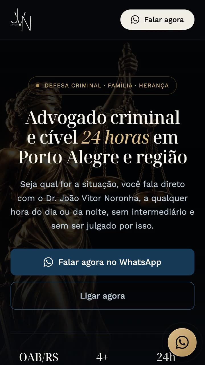 Hero da página Dr. João Vitor Noronha
